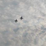 Trial run of fighter aircraft