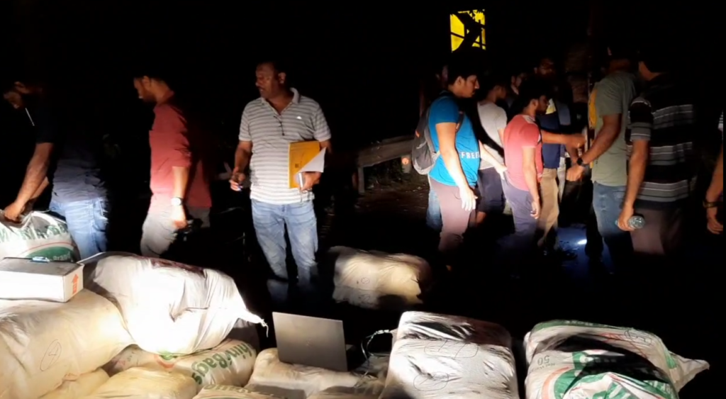 5 quintals of ganja recovered from a car full of onions