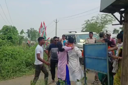 তৃণমূল বিজেপি হাতাহাতি