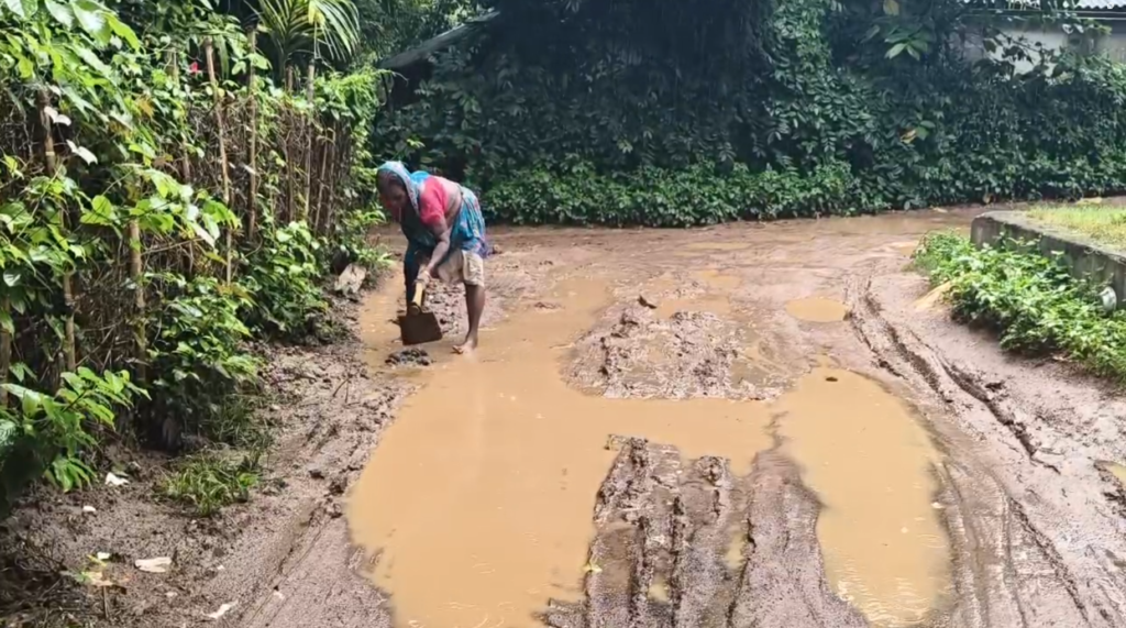 Road is bad condition