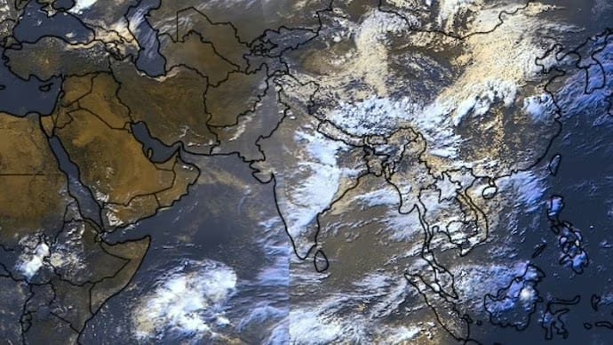 দুর্বলতা কাটিয়ে ফের সক্রিয় মৌসুমী বায়ু, উপগ্রহ চিত্রে ভারতের ৫০% এলাকা মেঘাচ্ছন্ন