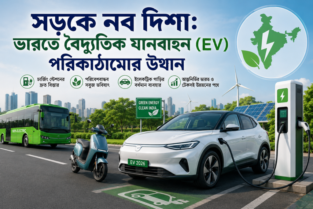 সড়কে নব দিশা ভারতে বৈদ্যুতিক যানবাহন (EV) পরিকাঠামোর উত্থান